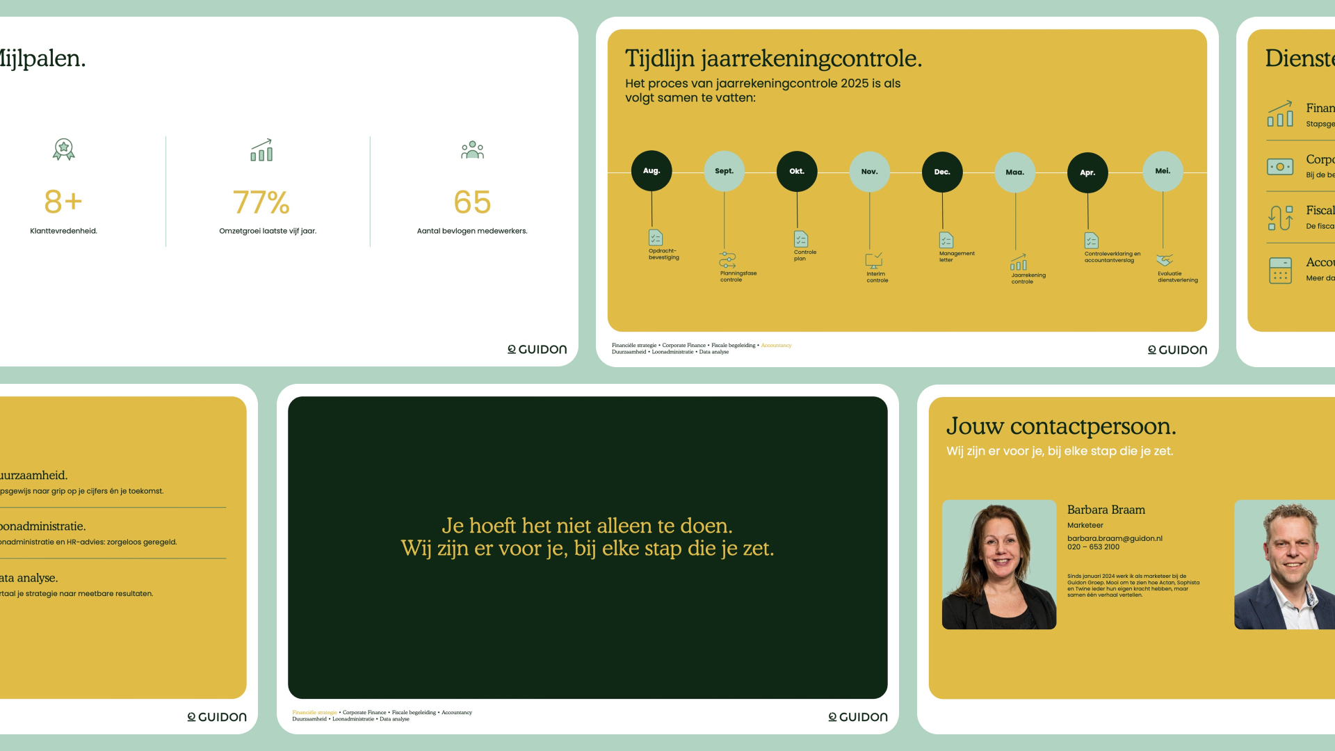 Guidon case materiaal OK Creative Agency