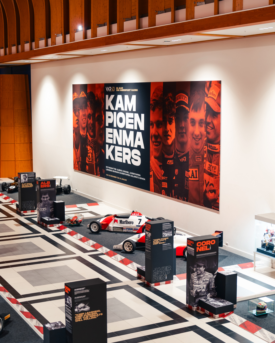 Case kampioenmakers expositie Louwman Museum door OK Creative Agency