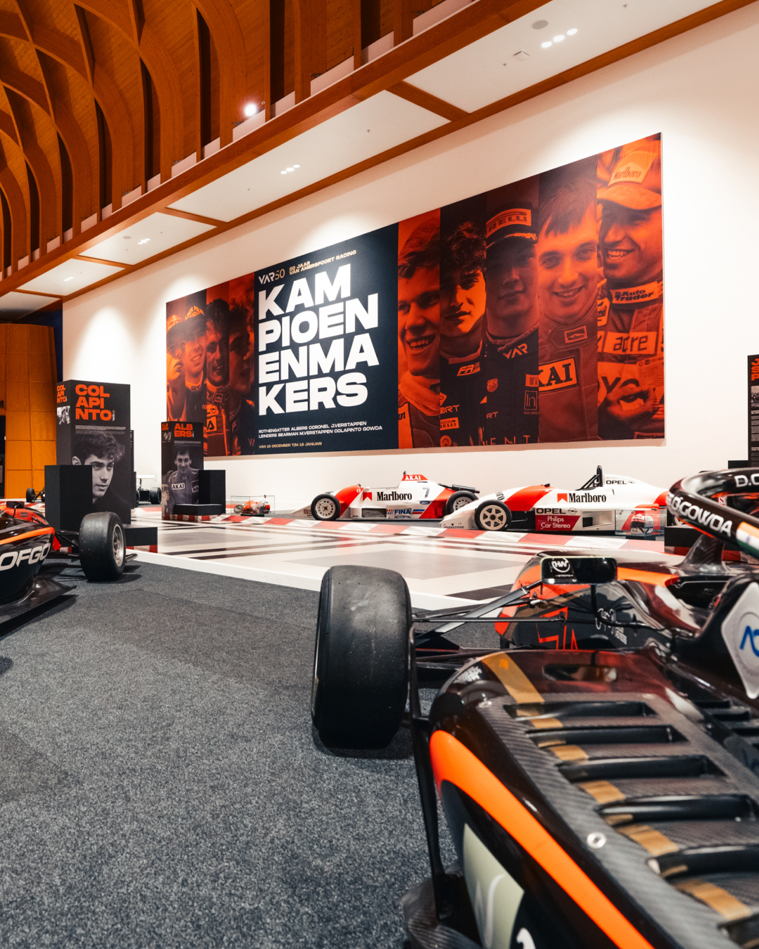 Case kampioenmakers expositie Louwman Museum door OK Creative Agency